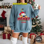 Personalised Cartoon Cute Marsupilami Soft T-shirt Sweatshirt Hoodie with Name Daily Wear Christmas Gift for Family | Callie × Marsupilami®