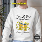 Personalized Yellow-Spotted Leopard Marsupilami Multicolor T-shirt Sweatshirt with Name Valentine's Day Gift for Couple | Callie × Marsupilami® 6