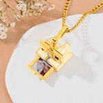 Gepersonaliseerde Vintage Camera Foto Delicate Halsketting Verjaardag Valentijnsdag Verjaardagscadeau voor echtparen Familie