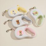 Guinzaglio personalizzato multicolore con foto e nome effetto riflettente regalo di compleanno e uso quotidiano per amanti degli animali