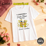 Personalized Yellow-Spotted Leopard Marsupilami Multicolor T-shirt Sweatshirt with Name Valentine's Day Gift for Couple | Callie × Marsupilami® 8
