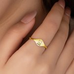 Personalisierte niedliche gravierte Katze Silhouette Ring mit Namen zierlich Schmuck Jahrestag Geburtstag Memorial Geschenk für Katzenliebhaber