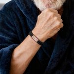 Alerta Médica de Emergencia de Nylon Personalizada Pulsera de Cuerda Ajustable con Texto Regalo de Primeros Auxilios para Hombres Mujeres