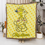 Henkilökohtainen Marsupilami-pehmeä heittopeitto nimellä joulu syntymäpäivälahja pojalle tyttärelle lapselle| Callie × Marsupilami®