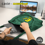 Spersonalizowana żółta torba Marsupilami Leopard Leisure Corduroy Tote Bag z imieniem Prezent urodzinowy dla przyjaciół Dzieci | Callie × Marsupilami®