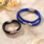 Alerta Médica de Emergencia de Nylon Personalizada Pulsera de Cuerda Ajustable con Texto Regalo de Primeros Auxilios para Hombres Mujeres