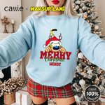 Personalised Cartoon Cute Marsupilami Soft T-shirt Sweatshirt Hoodie with Name Daily Wear Christmas Gift for Family | Callie × Marsupilami®
