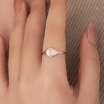 Personalisierte niedliche gravierte Katze Silhouette Ring mit Namen zierlich Schmuck Jahrestag Geburtstag Memorial Geschenk für Katzenliebhaber
