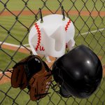 Personifierad 3D-tryckt Baseball Softball Dugout Organizer Hängande hållare för utrustning med namn och nummer Sporttillbehör Lagpresent för bollspelare som älskar
