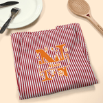 Gepersonaliseerd Kerst Initieel Kind Volwassene Bakschort met Naam en Voorzak Kerstcadeau voor Kinderen Familie