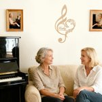 Personalized Music Note Metal Wall Art with Text Home Decor Birthday Game Day Gift for Musician Music Teacher