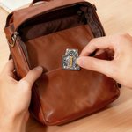 Llavero Personalizado Retro Western Cowboy Cow Tag con Inicial Uso Diario Regalo de Cumpleaños Aniversario para Amantes de los Vaqueros