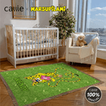 Personalised Long-Tailed Leopard Marsupilami Soft Throw Blanket with Name Christmas Birthday Gift for Son Daughter Kid | Callie × Marsupilami®