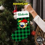 Personalised Long-Tailed Marsupilami Christmas Stocking with Name Home Decor Christmas Gift for Kids Friends Family | Callie × Marsupilami®