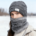 Henkilökohtainen Syntymä Kukka Neulottu Slouchy Beanie Hattu ja kaulan lämmitin asetettu nimi Paksu Outdoor Activity lisävaruste syntymäpäivälahja miehille naisille
