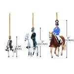 Personalised Horse Riding Photo Acrylic Keychain Ornament Home Decor Christmas Birthday Gift for Equestrian Enthusiasts