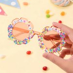 Lunettes de soleil pour enfants personnalisées pour filles avec texte