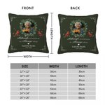 Funda de cojín personalizada con nombre y año, decoración del hogar, regalo conmemorativo para la familia.