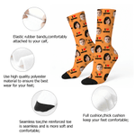 Personalisierte Multicolor 1-4 Gesicht Fotos bequeme Mid-Calf Socken mit Namen täglichen Gebrauch Geburtstag Geschenk für Familie Freunde