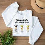 Personalised Cute Tail-Bouncing Marsupilami T-shirt Sweatshirt Hoodie with Name Birthday Anniversary Christmas Gift for Family | Callie × Marsupilami®