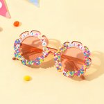 Lunettes de soleil pour enfants personnalisées pour filles avec texte