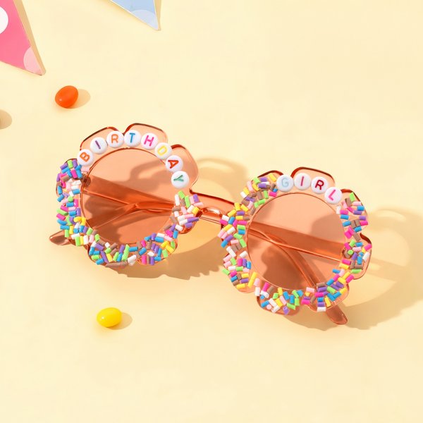 Lunettes de soleil pour enfants personnalisées pour filles avec texte