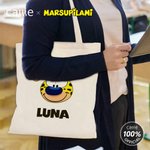 Personnalisé Cartoon Marsupilami Sac en toile réutilisable avec Nom Shopping Utilisation Fête des Mères Cadeau pour Femme | Callie × Marsupilami®