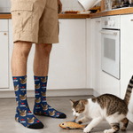 Personalisierte Multicolor 1-4 Gesicht Fotos bequeme Mid-Calf Socken mit Namen täglichen Gebrauch Geburtstag Geschenk für Familie Freunde