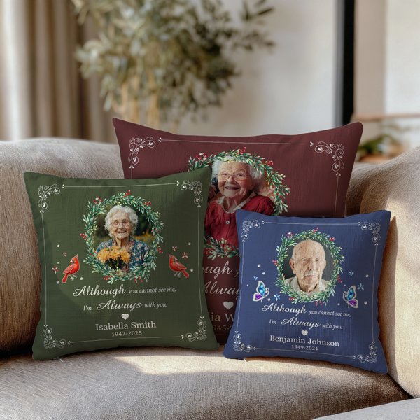 Funda de cojín personalizada con nombre y año, decoración del hogar, regalo conmemorativo para la familia.