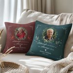 Funda de cojín personalizada con nombre y año, decoración del hogar, regalo conmemorativo para la familia.