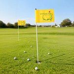 Personalized Golf Logo Monogram Multicolor Flag Putting Green Golf Course Accessories Tournament Game Day Birthday Gift for Golf Enthusiasts Golfers