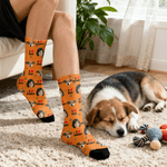 Personalisierte Multicolor 1-4 Gesicht Fotos bequeme Mid-Calf Socken mit Namen täglichen Gebrauch Geburtstag Geschenk für Familie Freunde