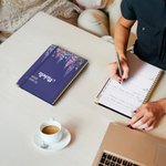 Spersonalizowany Planer Narodzin Kwiat 2026 Spiralny notatnik A5 z imieniem i tygodniowym planerem miesięcznym Prezent urodzinowy dla przyjaciół rodziny