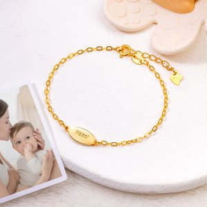 Personalisiertes Sterling Silber Baby Armband mit Namen Geburtsblume Gravur Baby Party Geburtstag Geschenk für Neugeborenes Baby Kinder