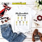 Personalised Cute Tail-Bouncing Marsupilami T-shirt Sweatshirt Hoodie with Name Birthday Anniversary Christmas Gift for Family | Callie × Marsupilami®