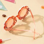 Lunettes de soleil pour enfants personnalisées pour filles avec texte