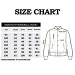 Gepersonaliseerde Academische Stijl 100% Katoen Multicolor Kid Varsity Jacket met Naam Dagelijks Dragen Verjaardagscadeau voor Jongens Meisjes