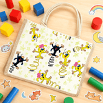 Personlig søt Marsupilami med hoppende hale Stor jutepose med navn Bursdagsjubileum Julegave til barn | Callie × Marsupilami®