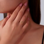 Personalized Marquise Birthstone Ring Dainty Jewelry Birthday Valentine's Day Anniversary Gift for Women