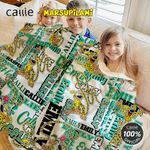 Gepersonaliseerde Schattige Langstaart Marsupilami Zachte Naamdeken Huisdecoratie Verjaardagscadeau voor Kinderen | Callie × Marsupilami®