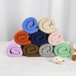 Personalized 100% Cotton Soft Baby Romper Hat Blanket with Embroidered Name Baby Shower Gift for Newborns New Parents