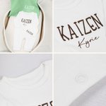 Personalized 100% Cotton Soft Baby Romper Hat Blanket with Embroidered Name Baby Shower Gift for Newborns New Parents