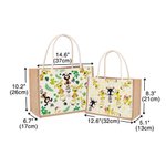 Personalised Cute Tail-Bouncing Marsupilami Large Jute Bag with Name Birthday Anniversary Christmas Gift for Kids | Callie × Marsupilami®