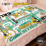 Gepersonaliseerde Schattige Langstaart Marsupilami Zachte Naamdeken Huisdecoratie Verjaardagscadeau voor Kinderen | Callie × Marsupilami®