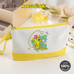 Personalized Yellow-Spotted Leopard Marsupilami Canvas Cosmetic Bag with Name and Pattern Birthday Gift for Women | Callie × Marsupilami®