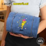 Personalisierte lange Schwanz Marsupilami Schmetterling Kosmetiktasche mit Namen Geburtstag Geschenk für Sie | Callie × Marsupilami®