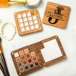 Gepersonaliseerd Geboortebloem Draagbaar Houten Aquarelpalet Tekenbord Met Naam Buiten Schilderen Supply Verjaardagscadeau voor schilders