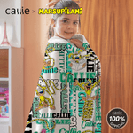 Gepersonaliseerde Schattige Langstaart Marsupilami Zachte Naamdeken Huisdecoratie Verjaardagscadeau voor Kinderen | Callie × Marsupilami®