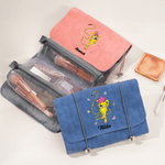 Personalisierte lange Schwanz Marsupilami Schmetterling Kosmetiktasche mit Namen Geburtstag Geschenk für Sie | Callie × Marsupilami®
