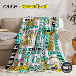 Gepersonaliseerde Schattige Langstaart Marsupilami Zachte Naamdeken Huisdecoratie Verjaardagscadeau voor Kinderen | Callie × Marsupilami®